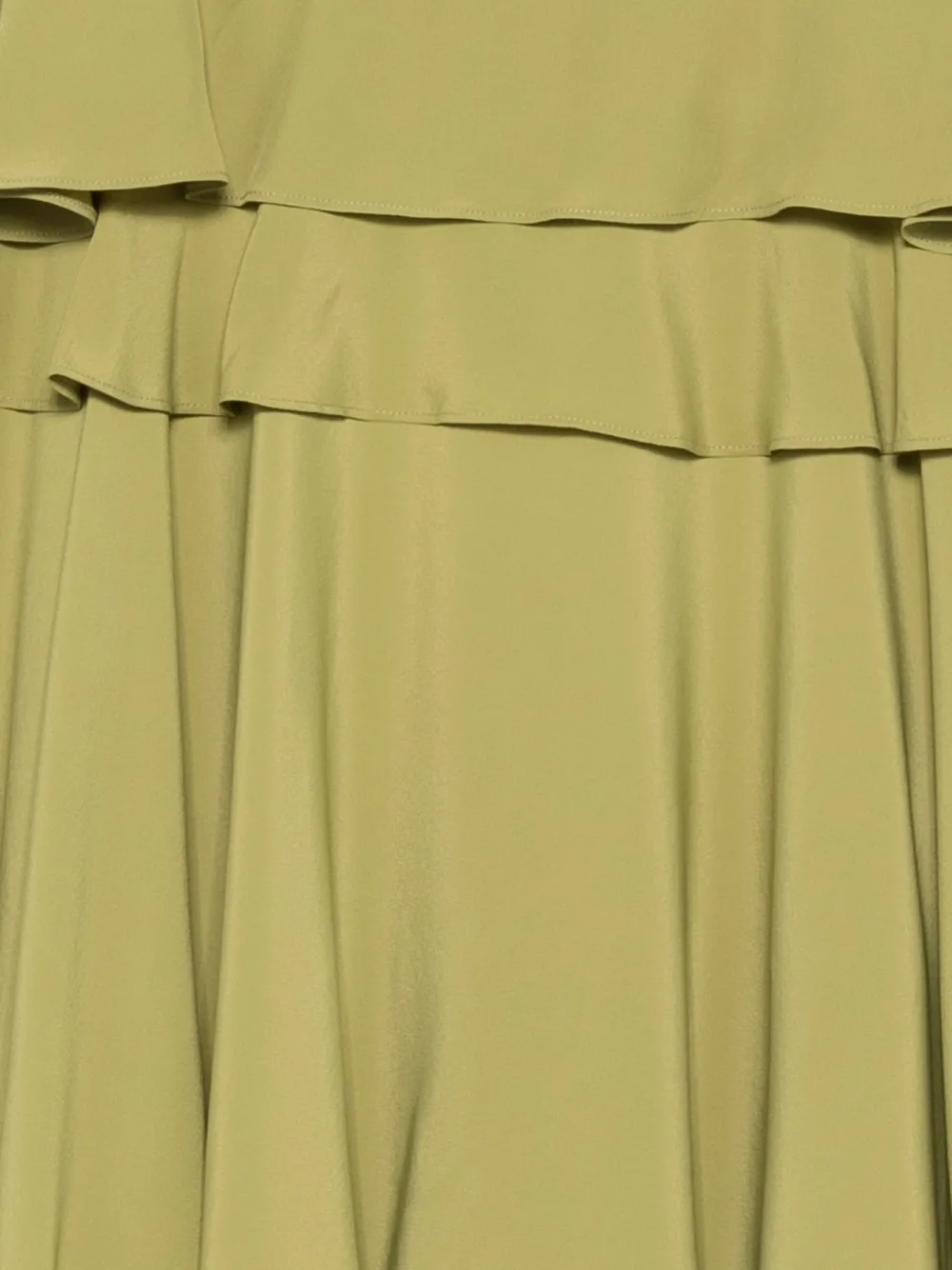 AMI Paris Mini-jurk met ruches Groen