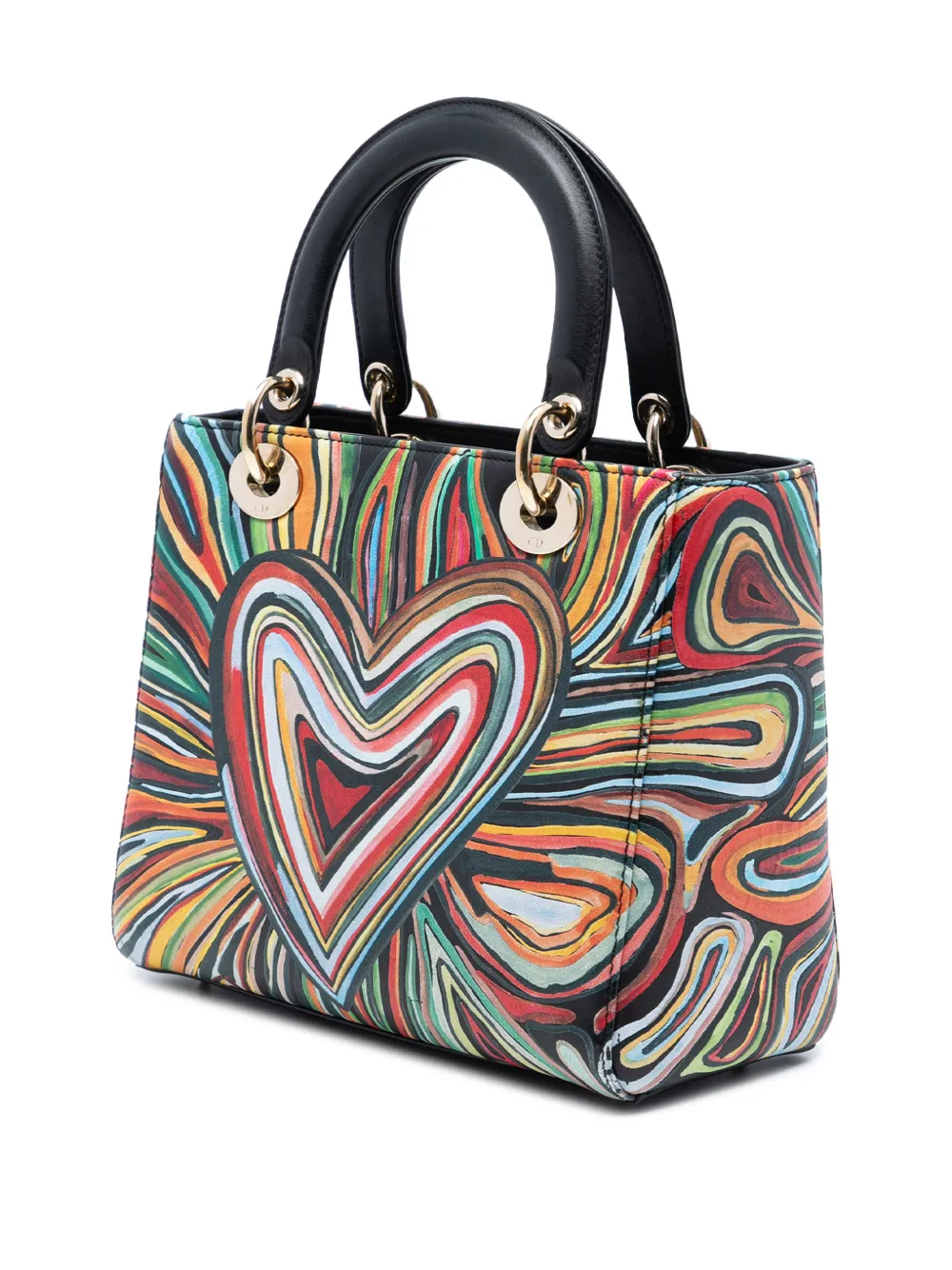 2018 Limited Edition Dioramour Medium Calfskin Lady Dior Satchel