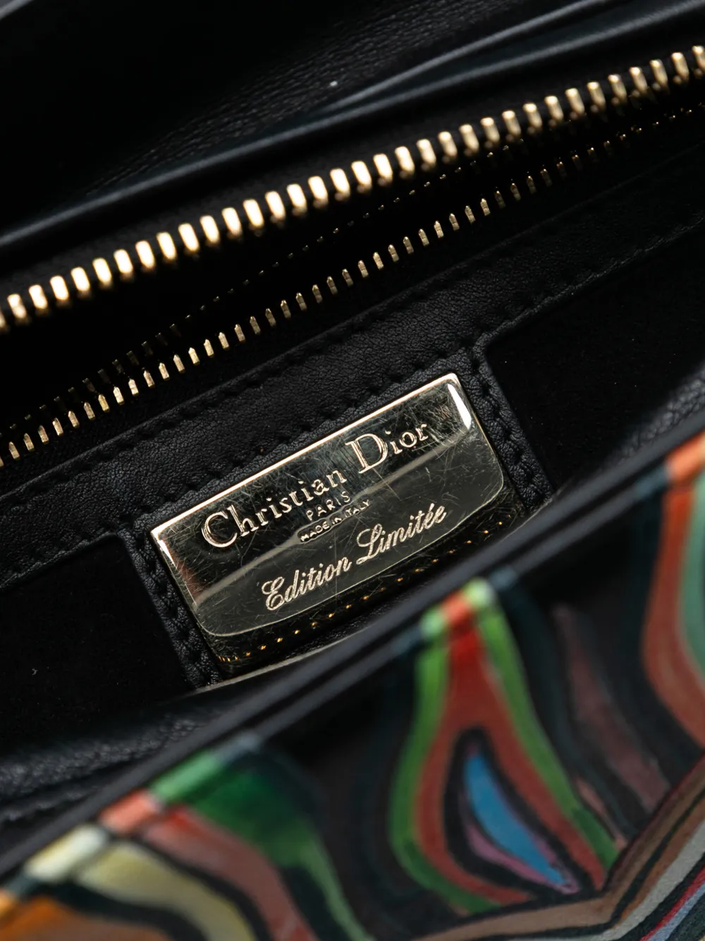 2018 Limited Edition Dioramour Medium Calfskin Lady Dior Satchel