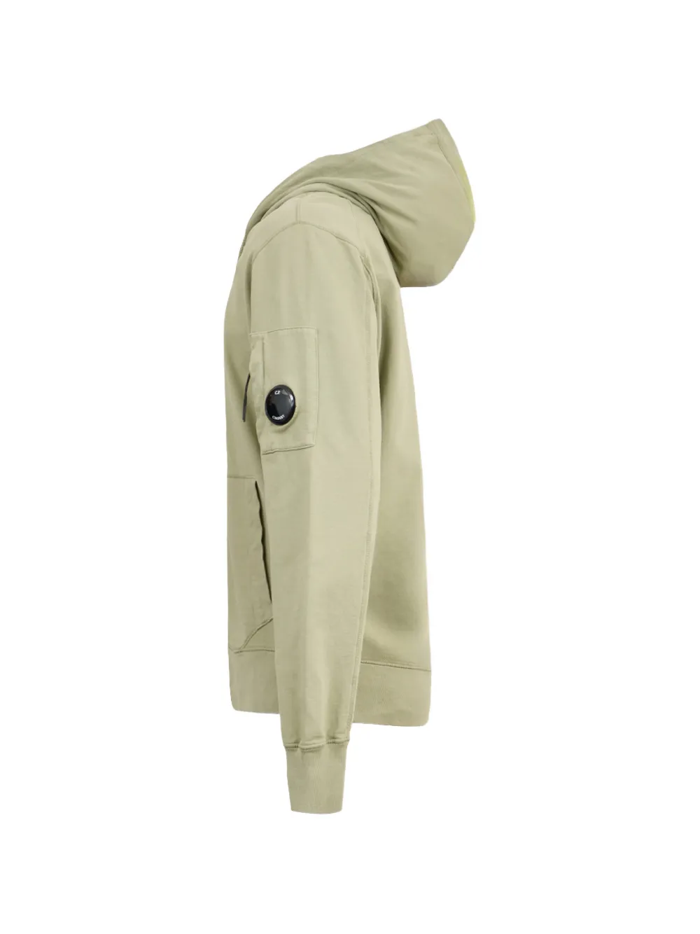 C.P. Company Hoodie met rits Groen