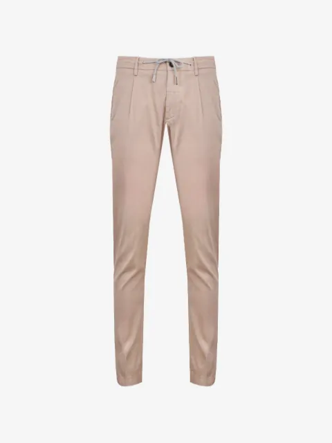 Eleventy drawstring-fastening trousers