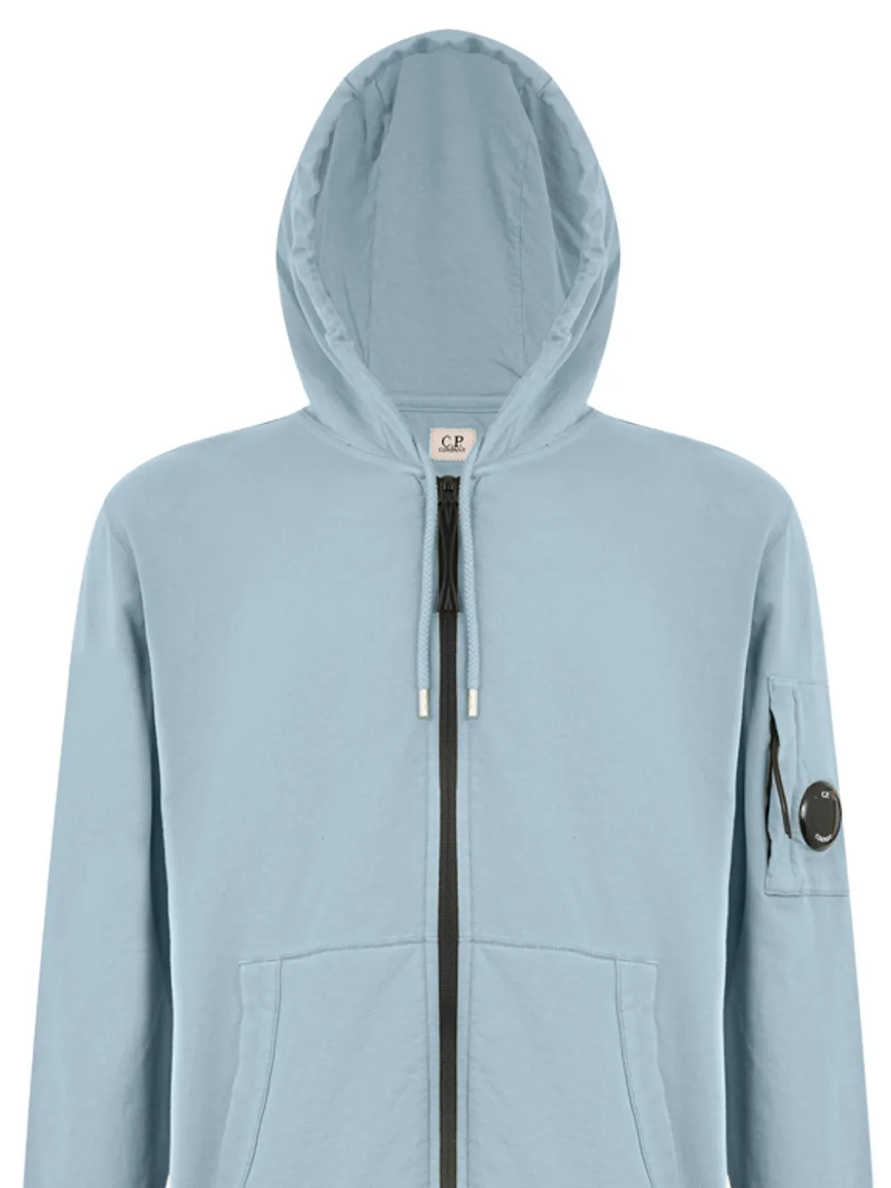 C.P. Company Hoodie met rits Blauw
