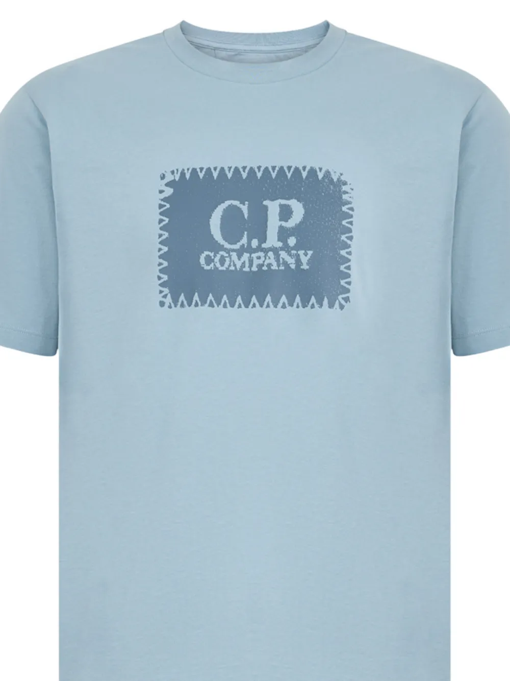 C.P. Company 30 1 jersey T-shirt met logo-label Blauw