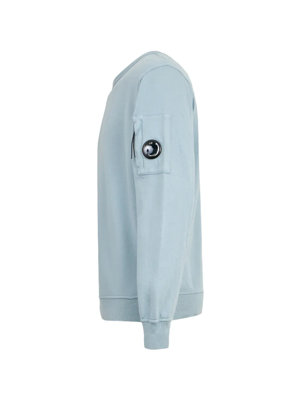 C.P. Company Fleece sweater met ronde hals Blauw