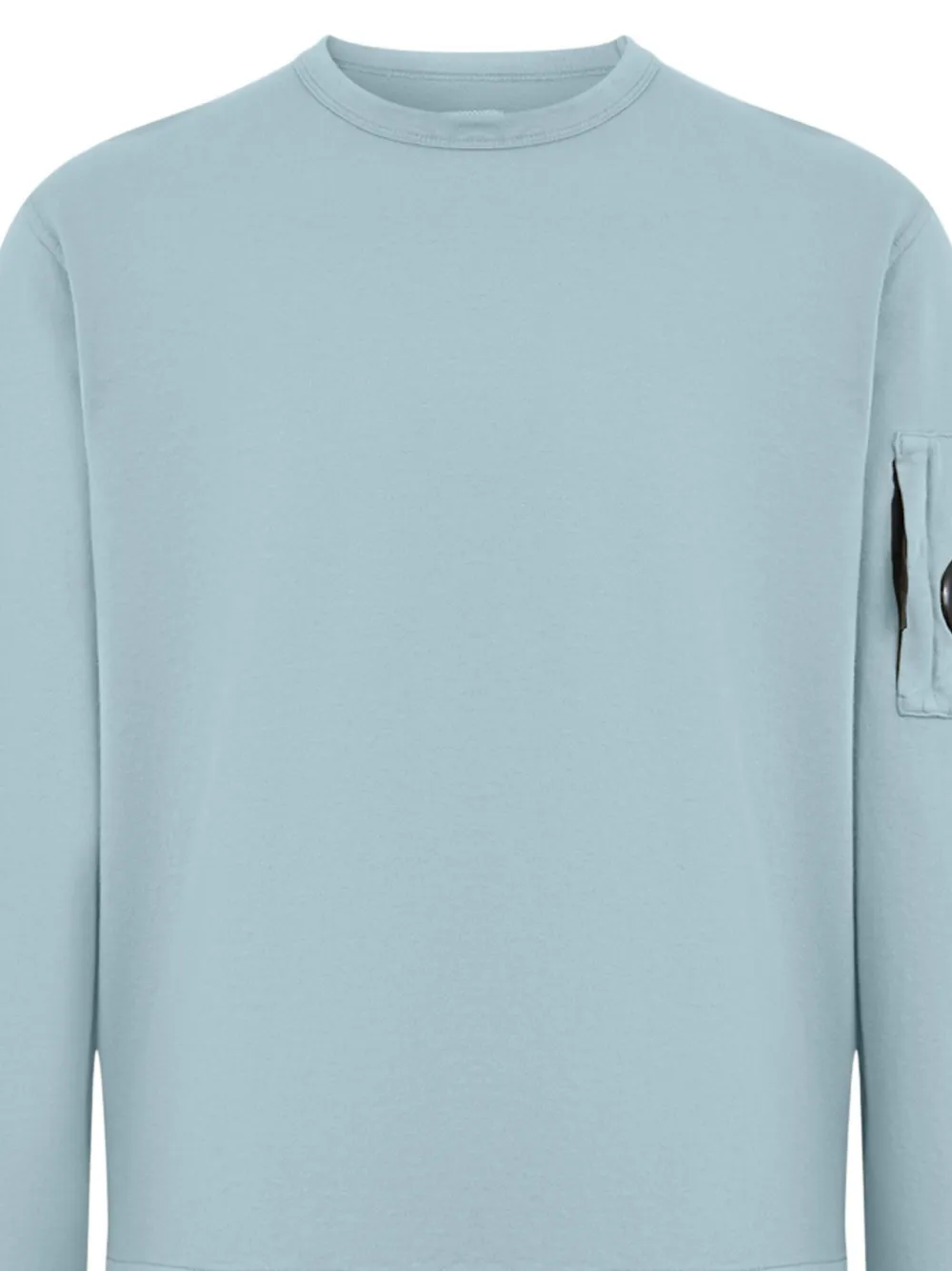 C.P. Company Fleece sweater met ronde hals Blauw
