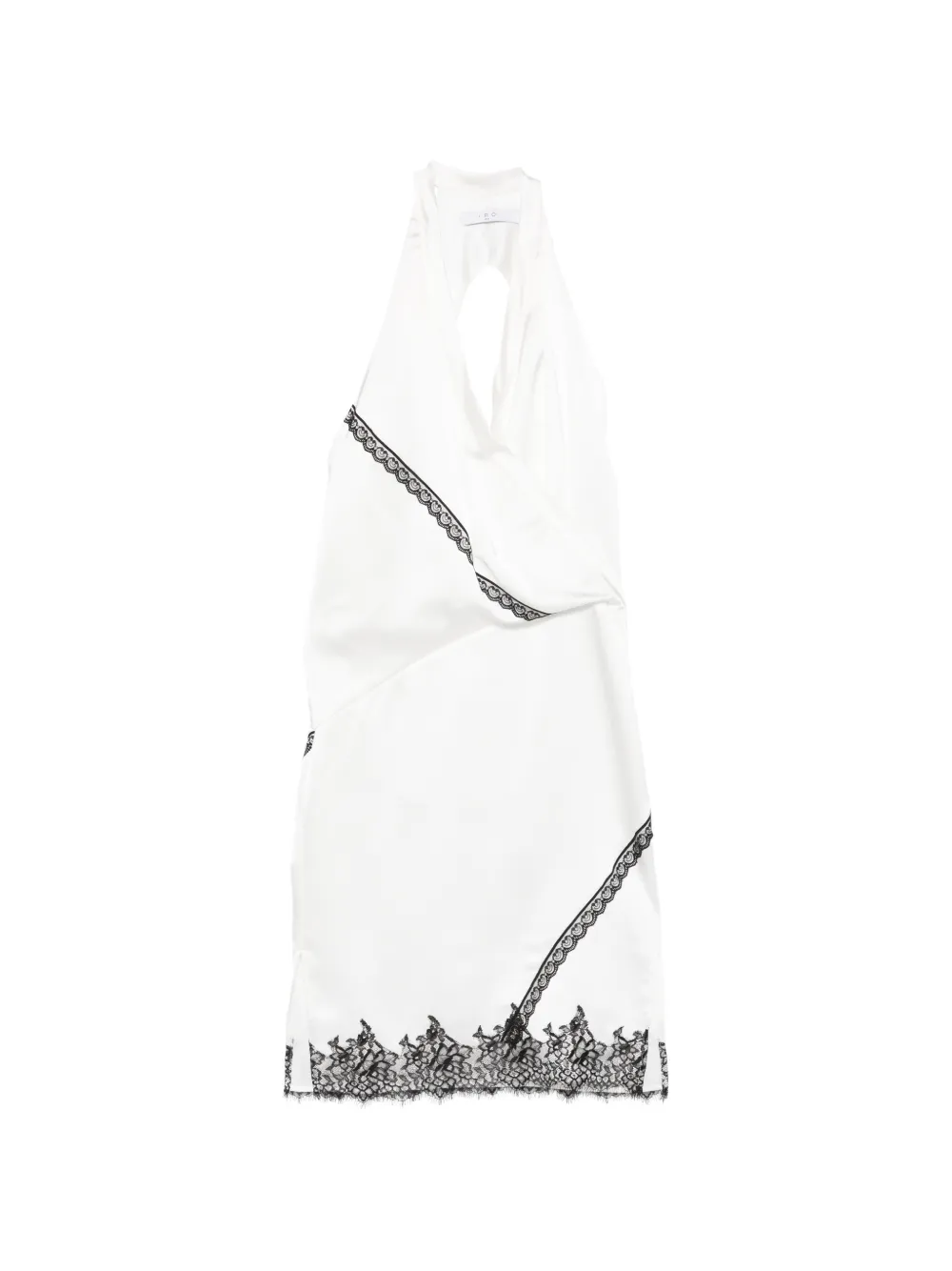 IRO lace draped dress - Bianco