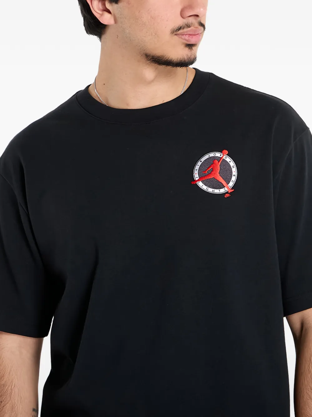 Jordan Flight Club T-shirt met logo Zwart