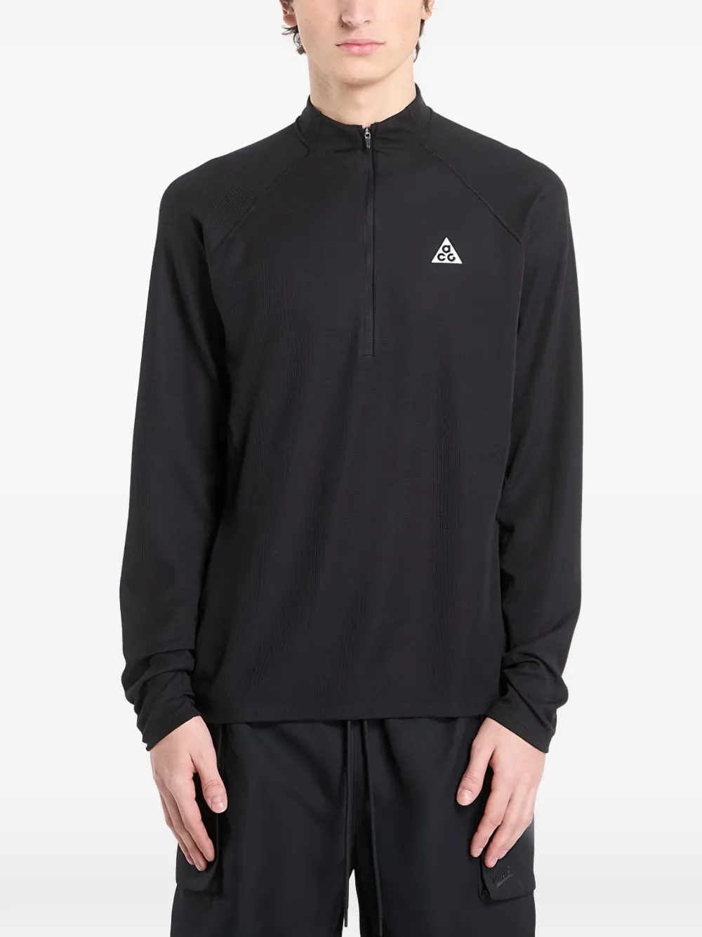 Nike Performance sweater met rits Zwart