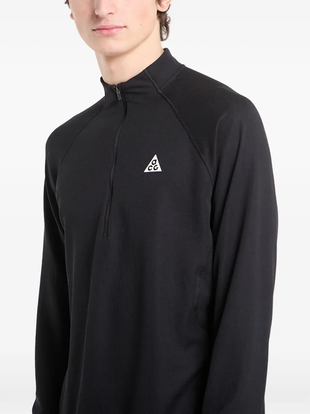 Nike Performance sweater met rits Zwart