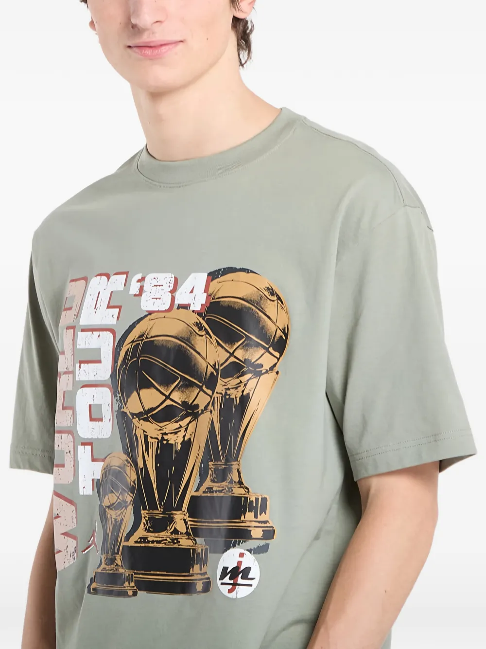 Jordan T-shirt met grafische print Groen