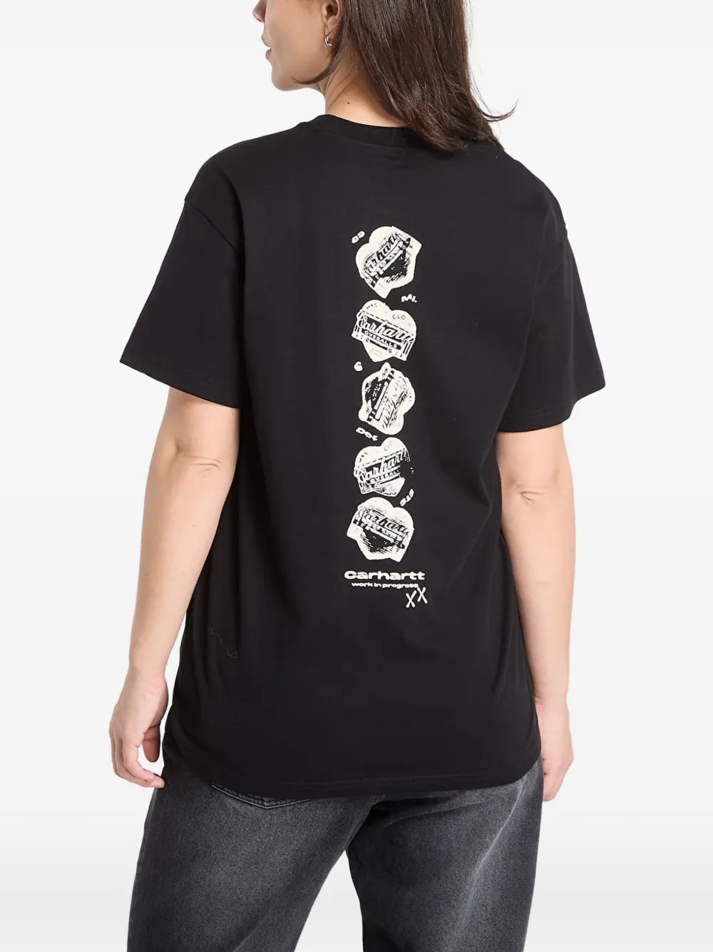 Carhartt WIP Garble T-shirt met grafische print Zwart