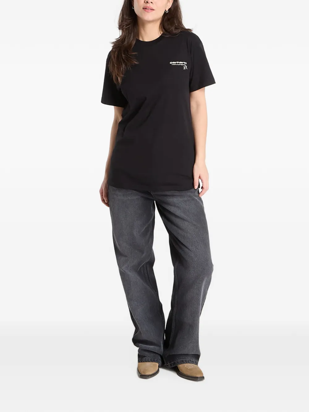 Carhartt WIP Garble T-shirt met grafische print Zwart