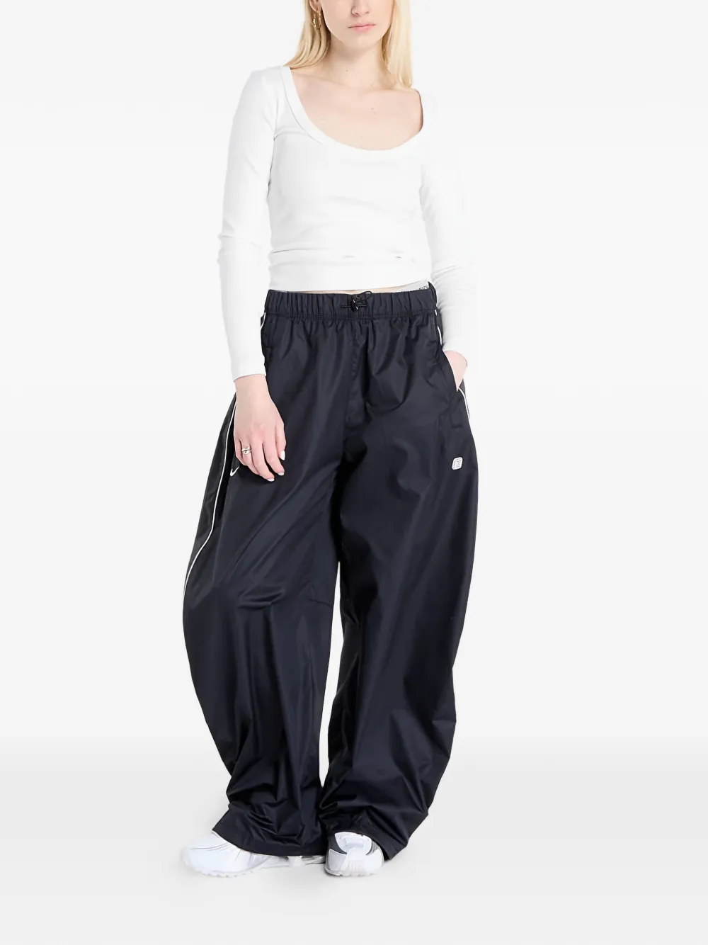 Nike Sportswear Shox geweven broek Zwart