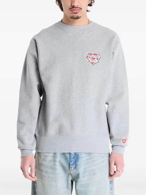 Human Made heart logo sweater