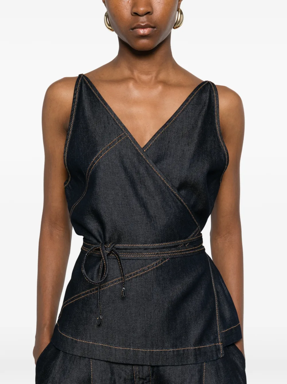 IRO Renata top Blauw