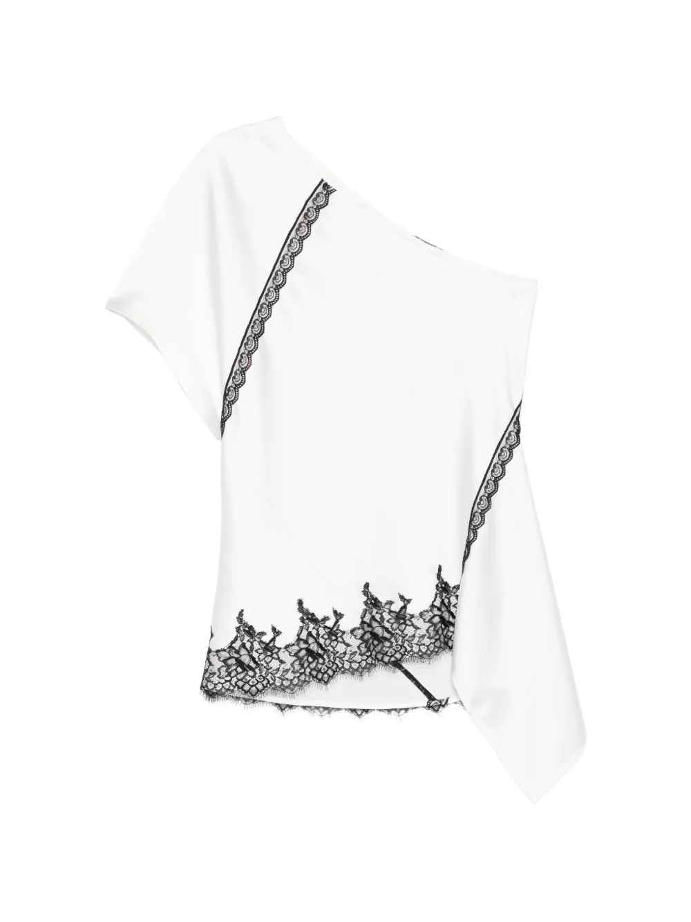 IRO Topazi lace-trim top - Bianco