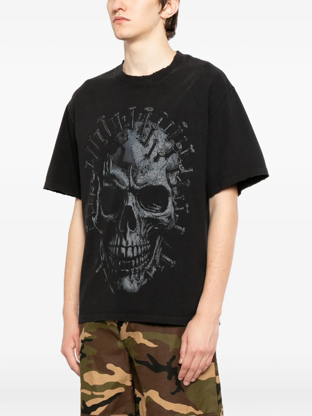  Warman Crew Neck T-shirt - Black 