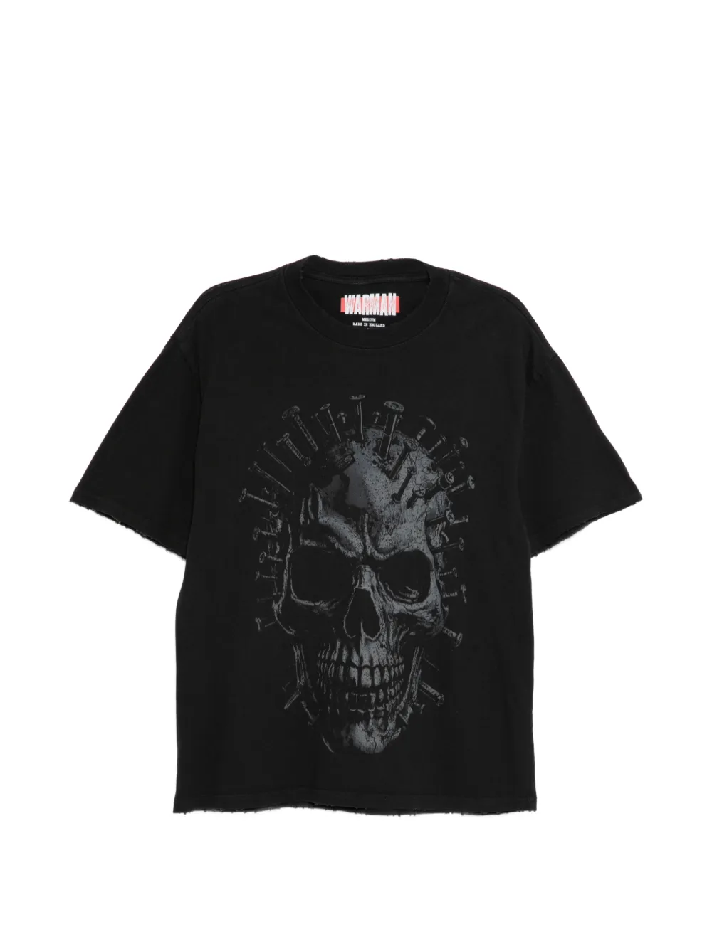 WARMAN crew neck T-shirt - Nero
