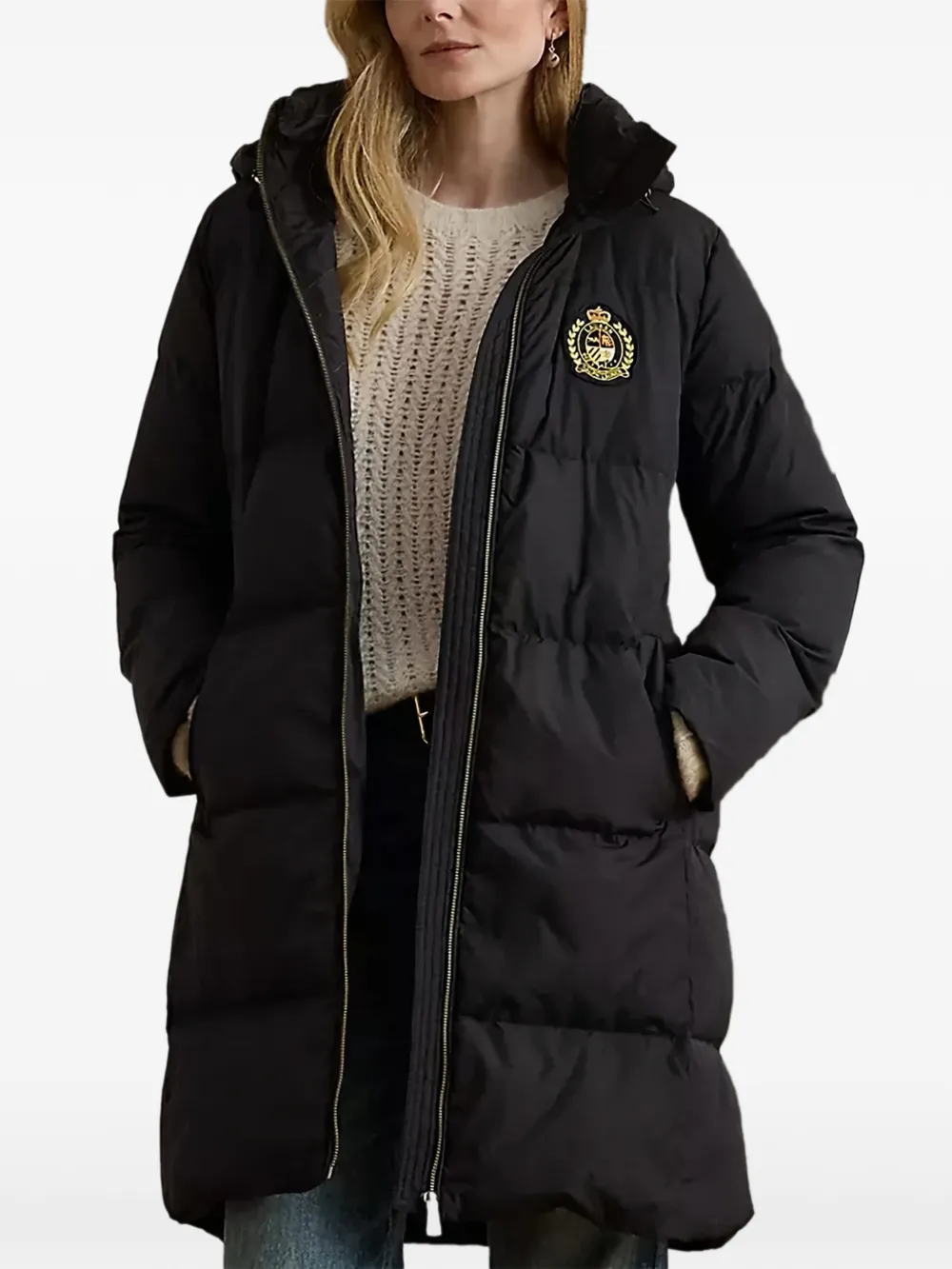 Lauren Ralph Lauren hooded padded coat - Nero