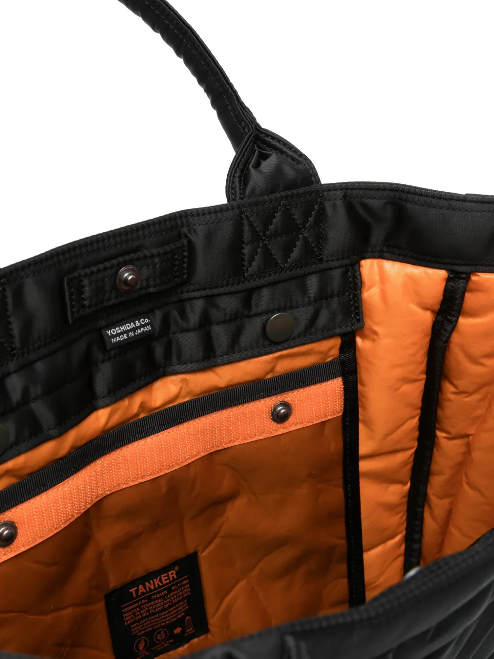 Porter-Yoshida & Co. Tanker gewatteerde shopper Zwart