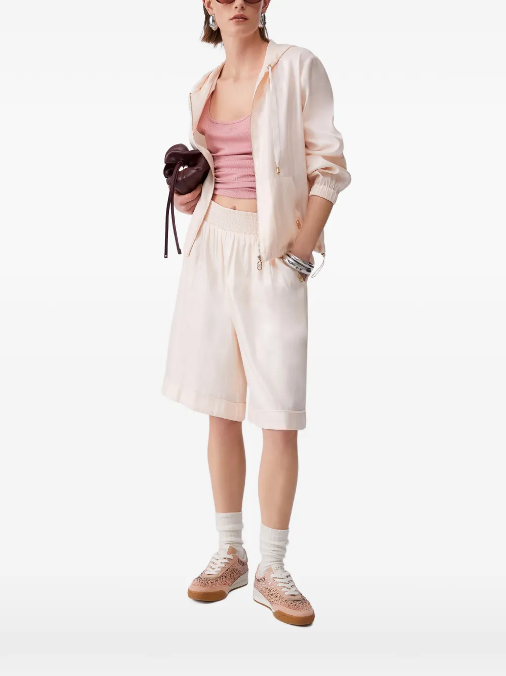  Liu Jo Stretch-waistband Trousers - Neutrals 