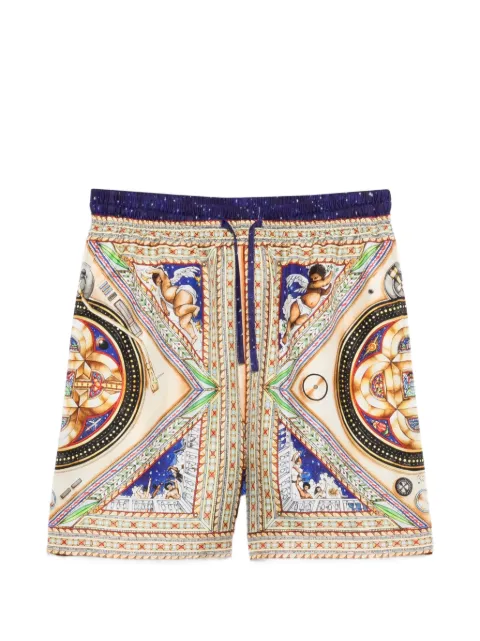 Casablanca drawstring pattern shorts