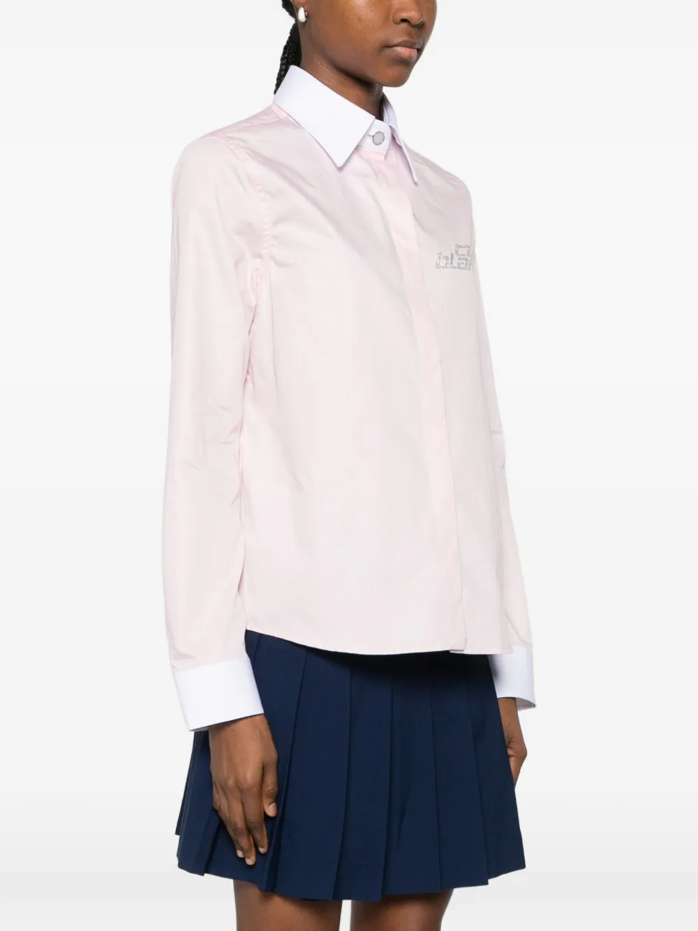 Casablanca Blouse verfraaid met kristallen Roze