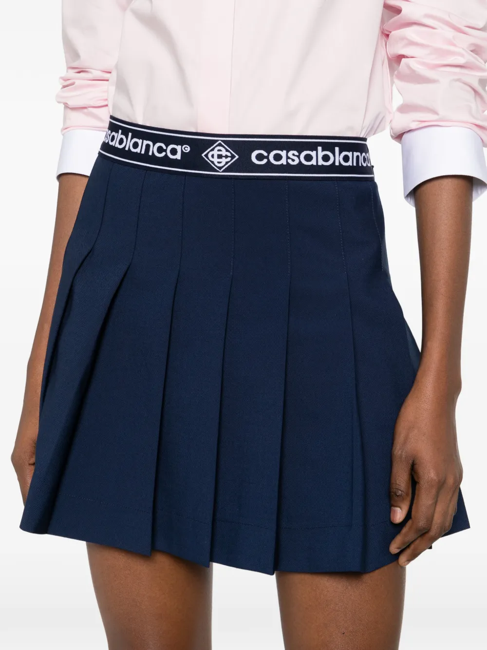 Casablanca Rok met logoband Blauw