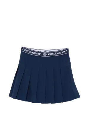 Casablanca ストライプ プリーツミニスカート | ピンク | FARFETCH JP