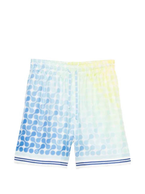 Casablanca elasticated patterned shorts