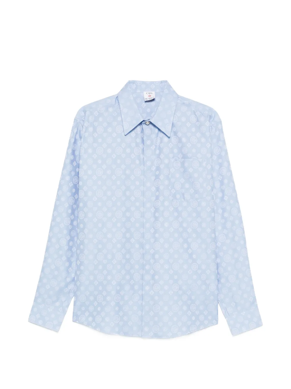 Casablanca patterned shirt - Blue