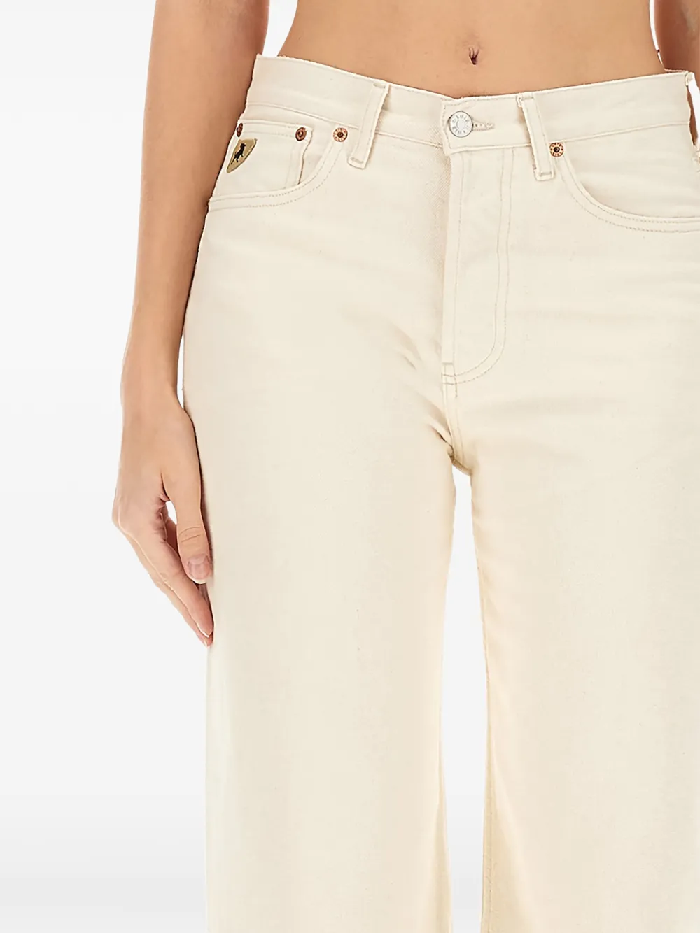  Iois Wide-leg Jeans - Neutrals 