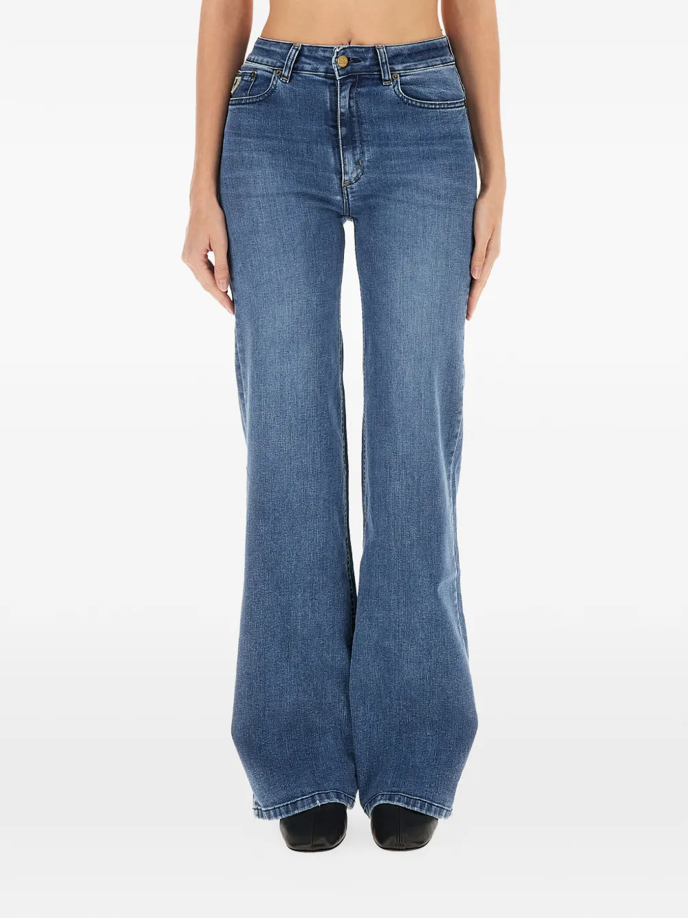 Iois wide-leg jeans - Blu