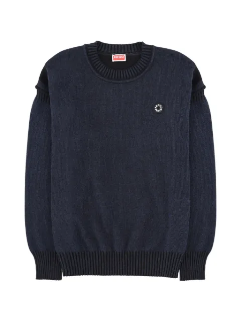 Kenzo panelled round-neck sweater