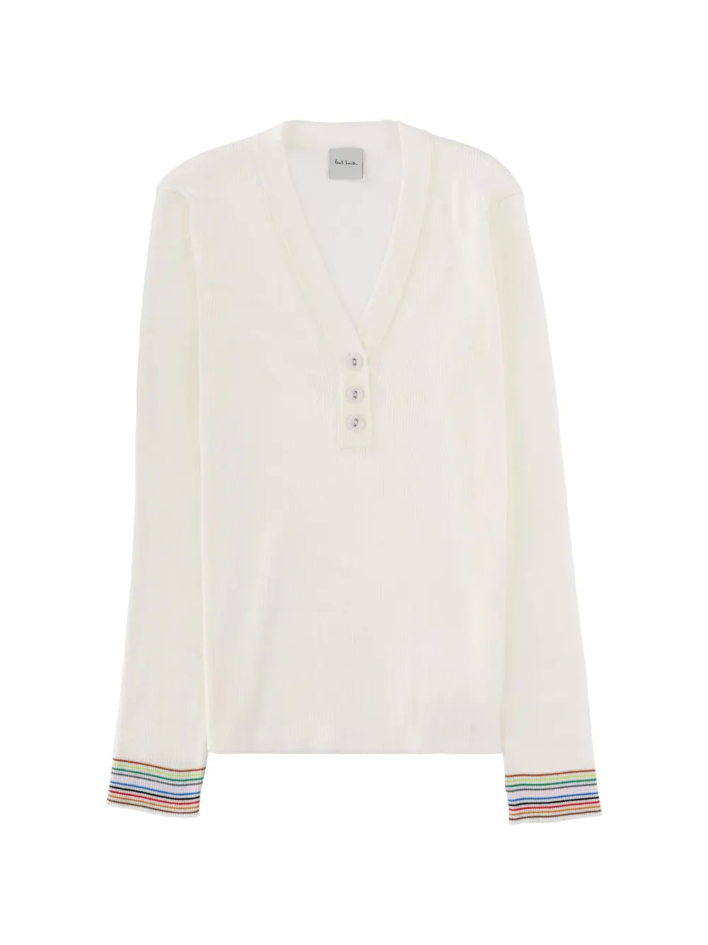 Paul Smith button-up V-neck top - Toni neutri