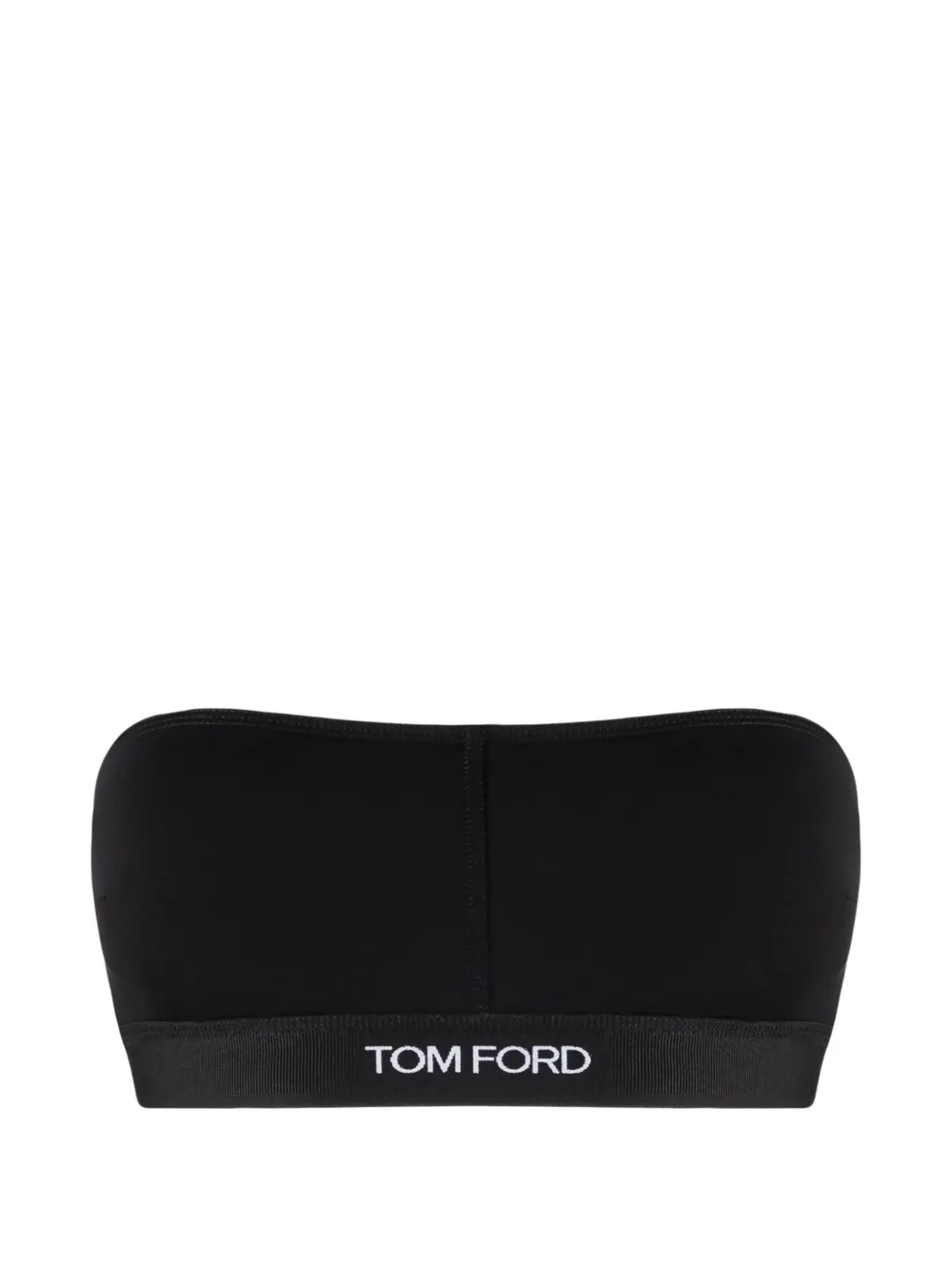 TOM FORD logo bandeau bra - Nero