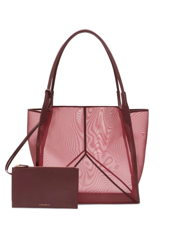 Victoria Beckham Large Removable-pouch Shoulder Bag in Red