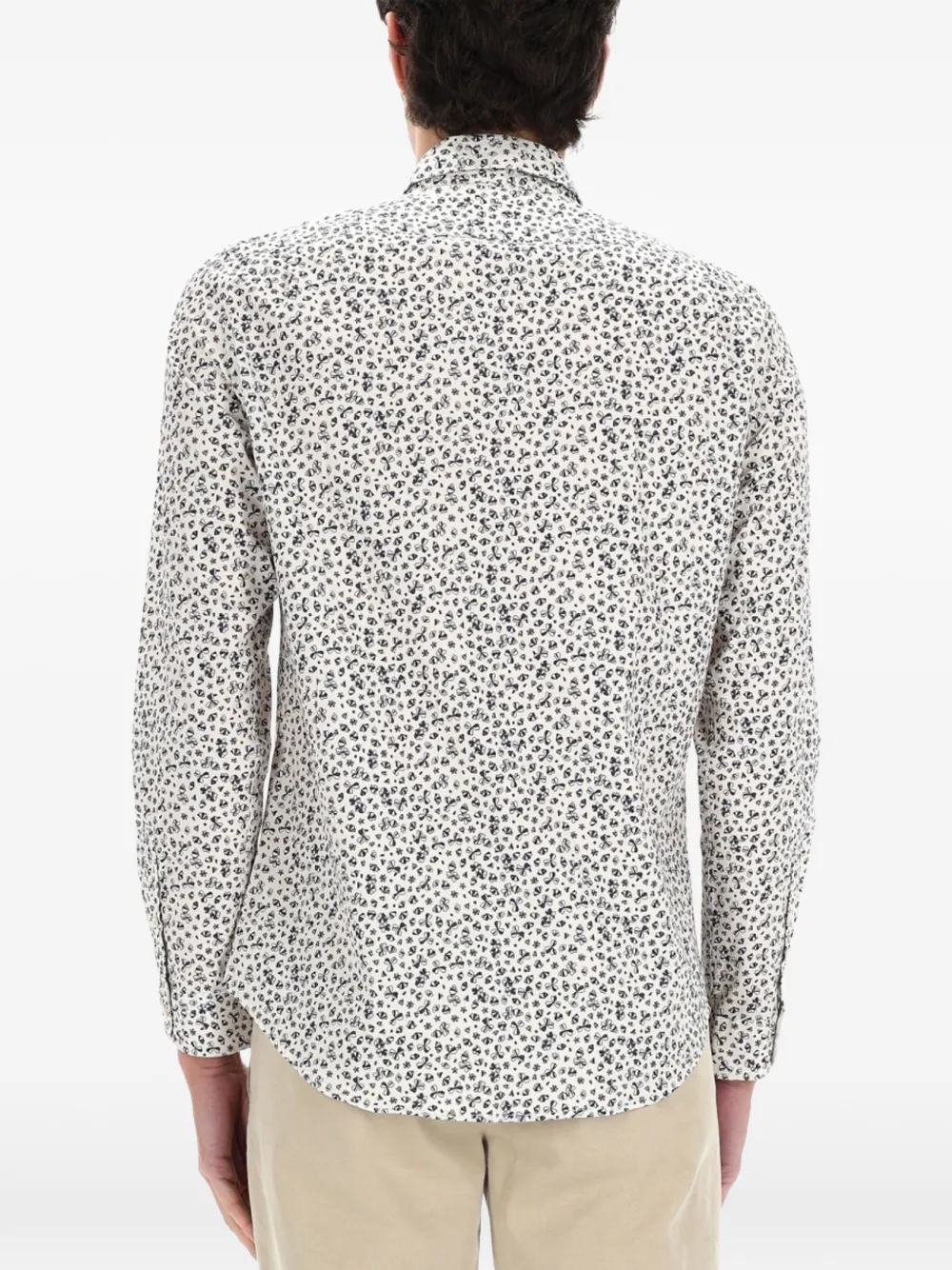 PS Paul Smith Overhemd met bloemenprint Beige