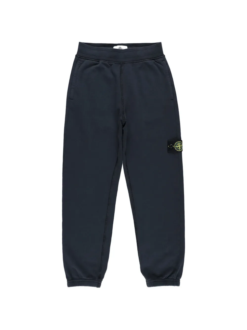 Stone Island Junior logo-patch tracksuit bottoms - Blu