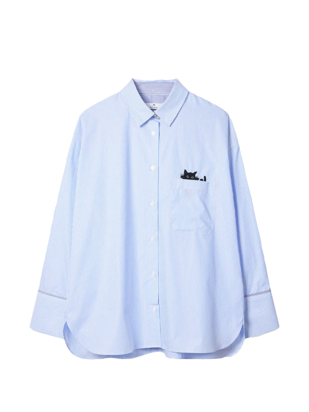 PS Paul Smith striped cat shirt - Blu