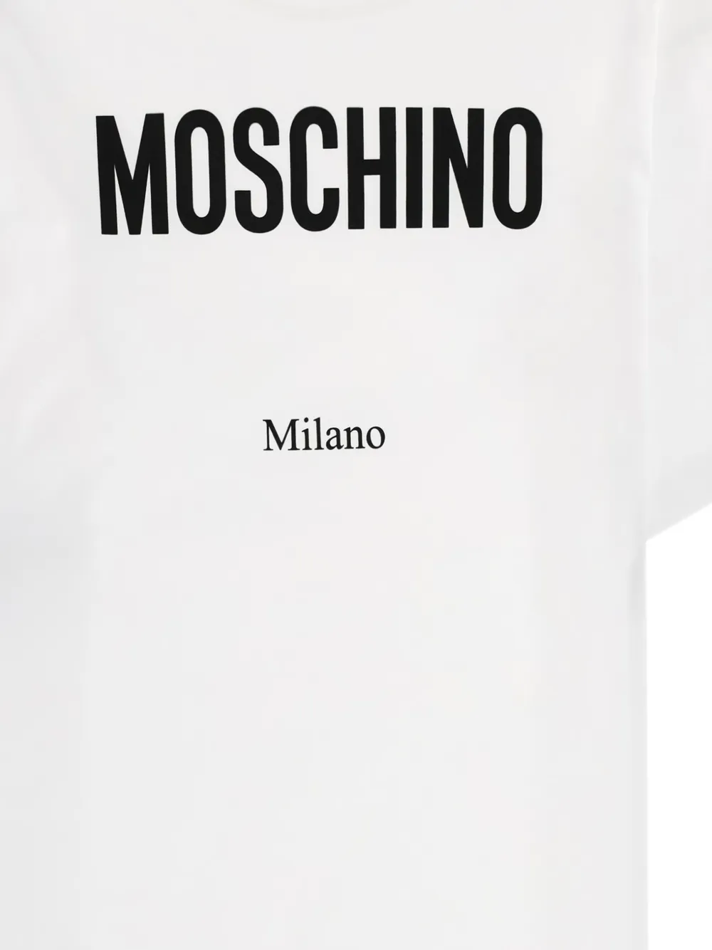 Moschino T-shirt met logoprint Wit