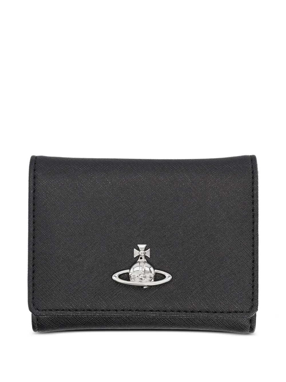 Vivienne Westwood Orb-plaque clasp wallet - Nero