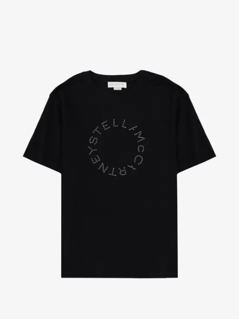 Stella McCartney logo-embroidered boyfriend T-shirt