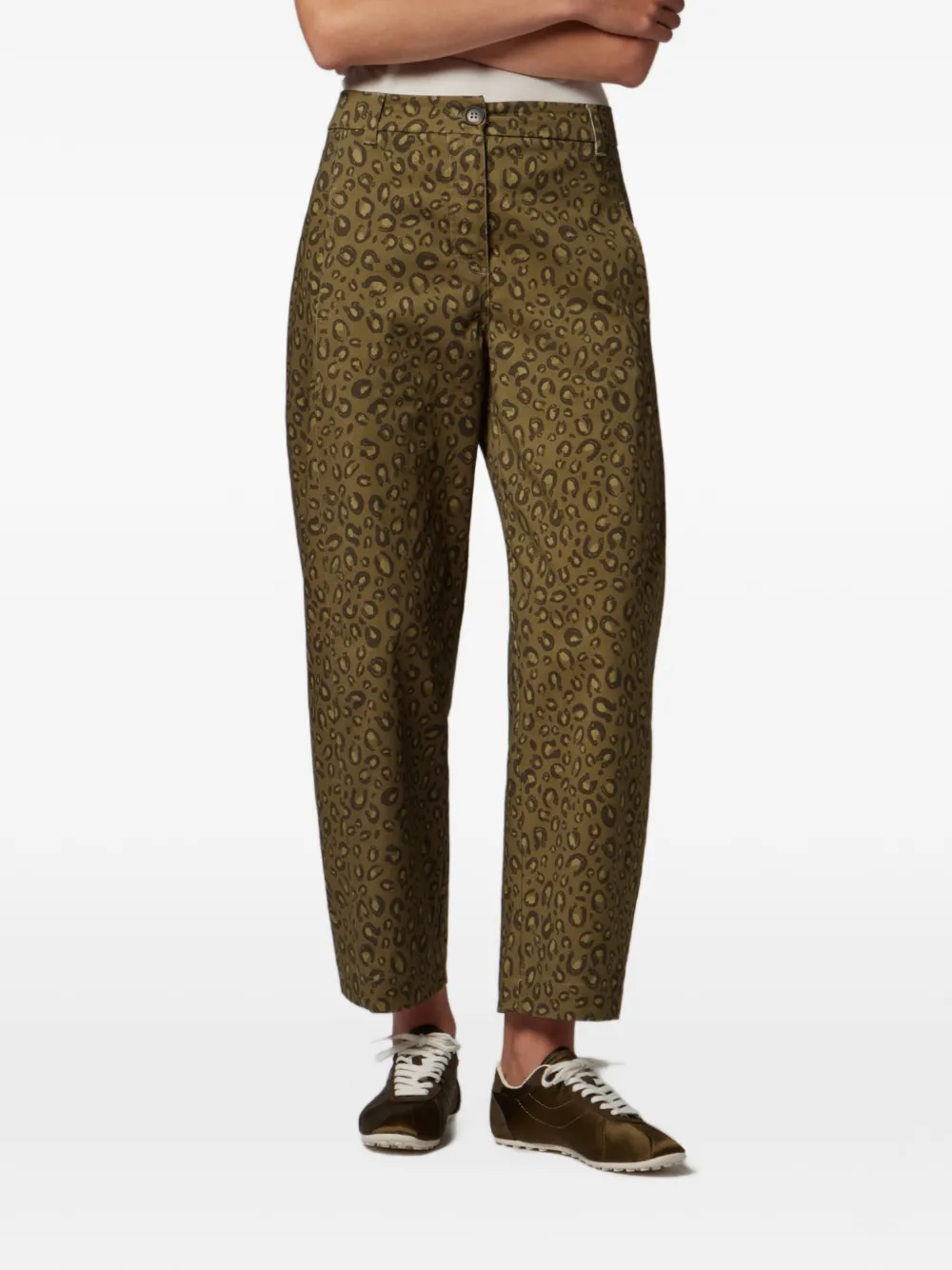PS Paul Smith Broek met dierenprint Groen