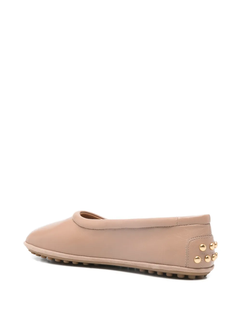 Tod's stud-detail ballet flat Beige