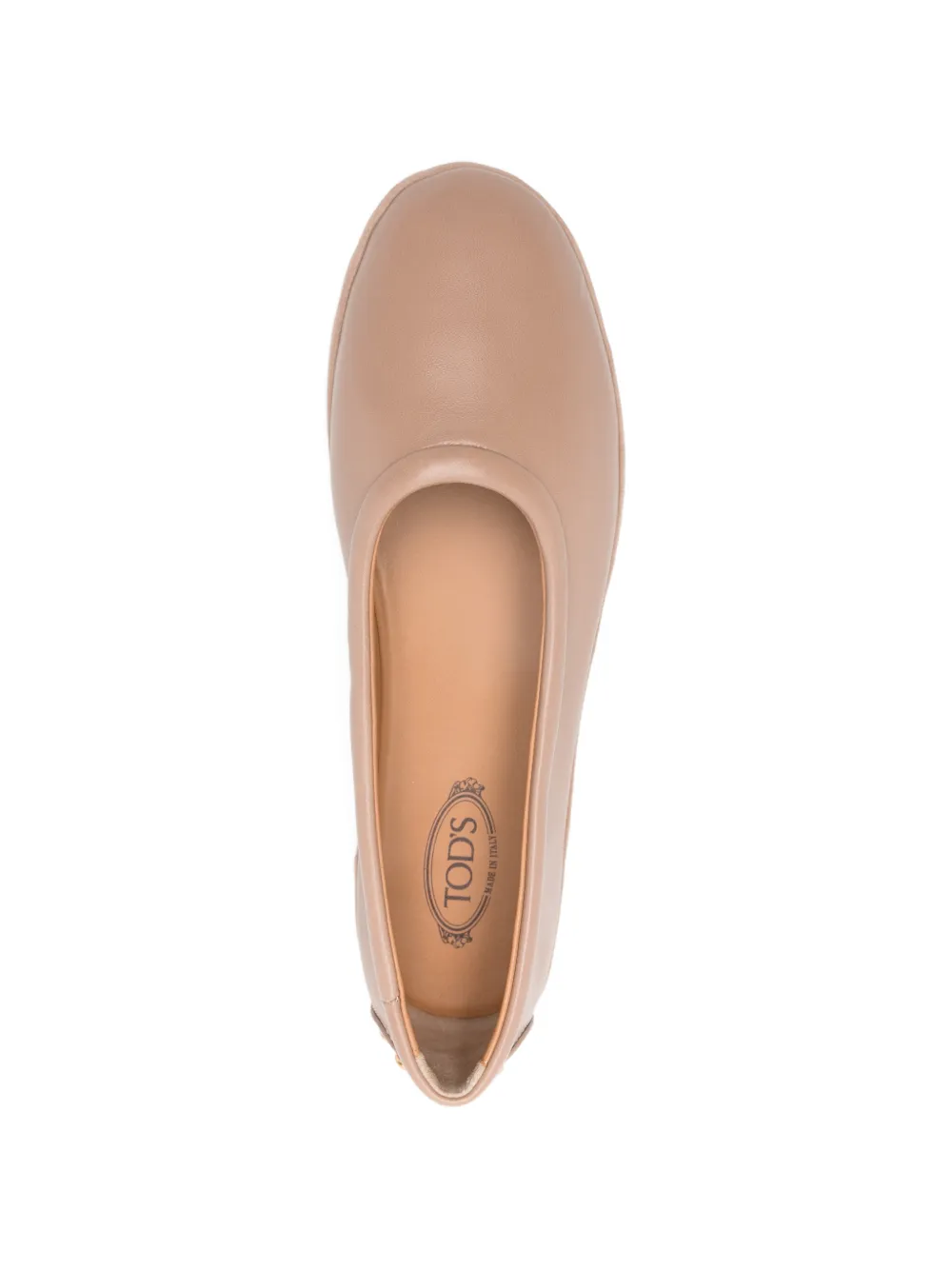 Tod's stud-detail ballet flat Beige