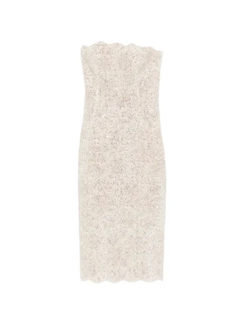 Ermanno Scervino strapless midi dress