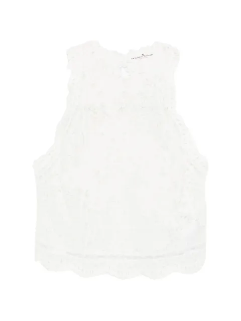 Ermanno Scervino all-over-embroidered top