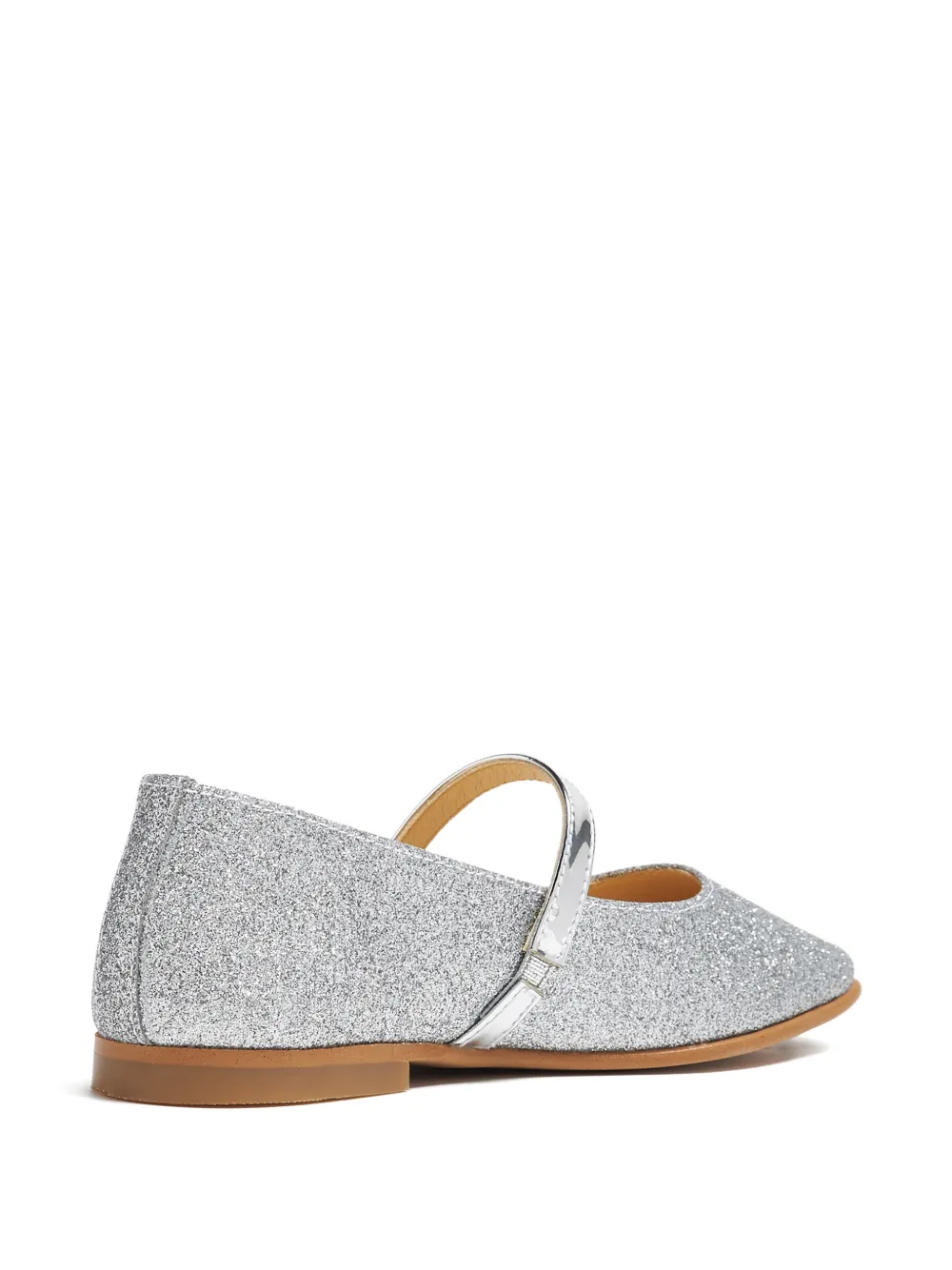 ANDANINES Ballerina's met glitter Zilver