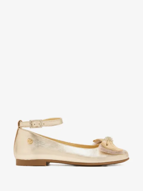 ANDANINES bow-embellished ballerina shoes
